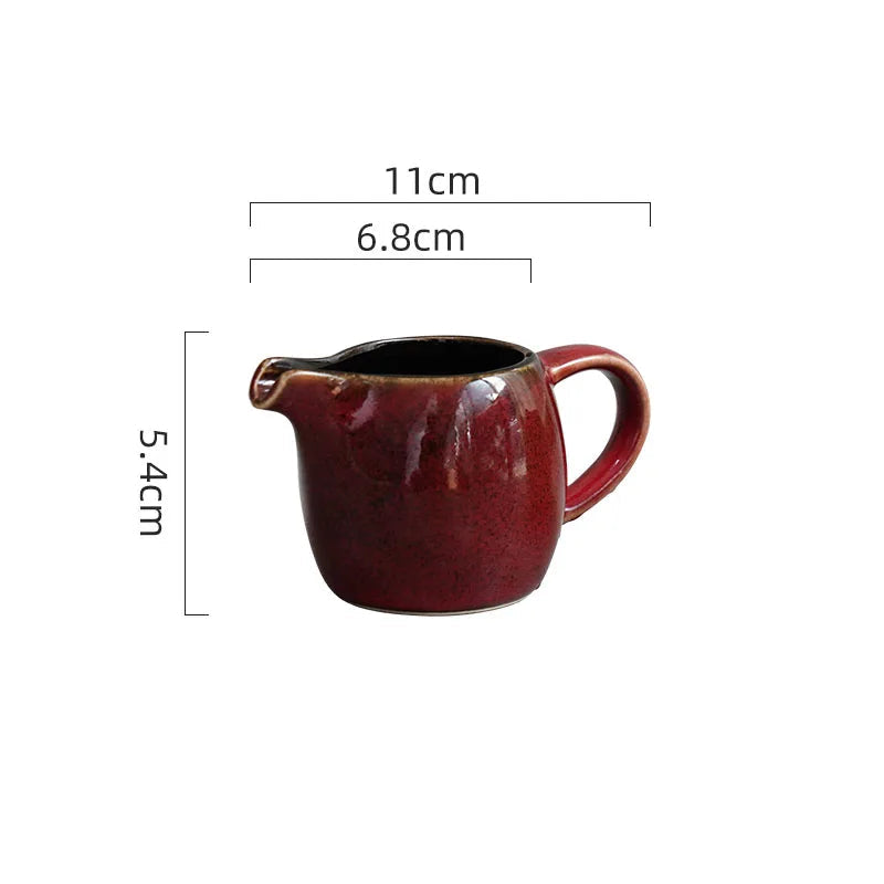 Mini Jarra de Cerâmica Esmaltada