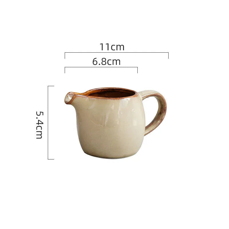 Mini Jarra de Cerâmica Esmaltada