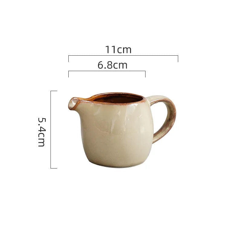 Mini Jarra de Cerâmica Esmaltada